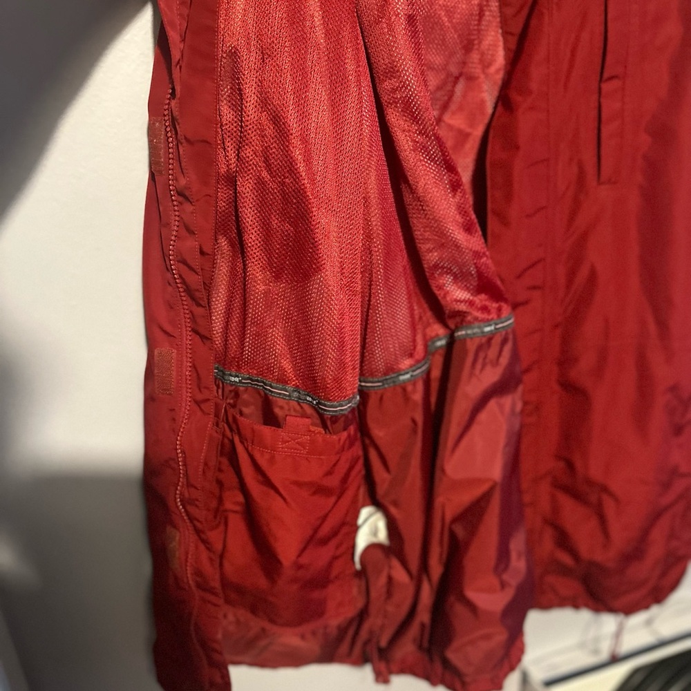 Eddie Bauer Mens Jacket Large Red Weatheredge Waterproof Outdoor - Picture 4 of 4